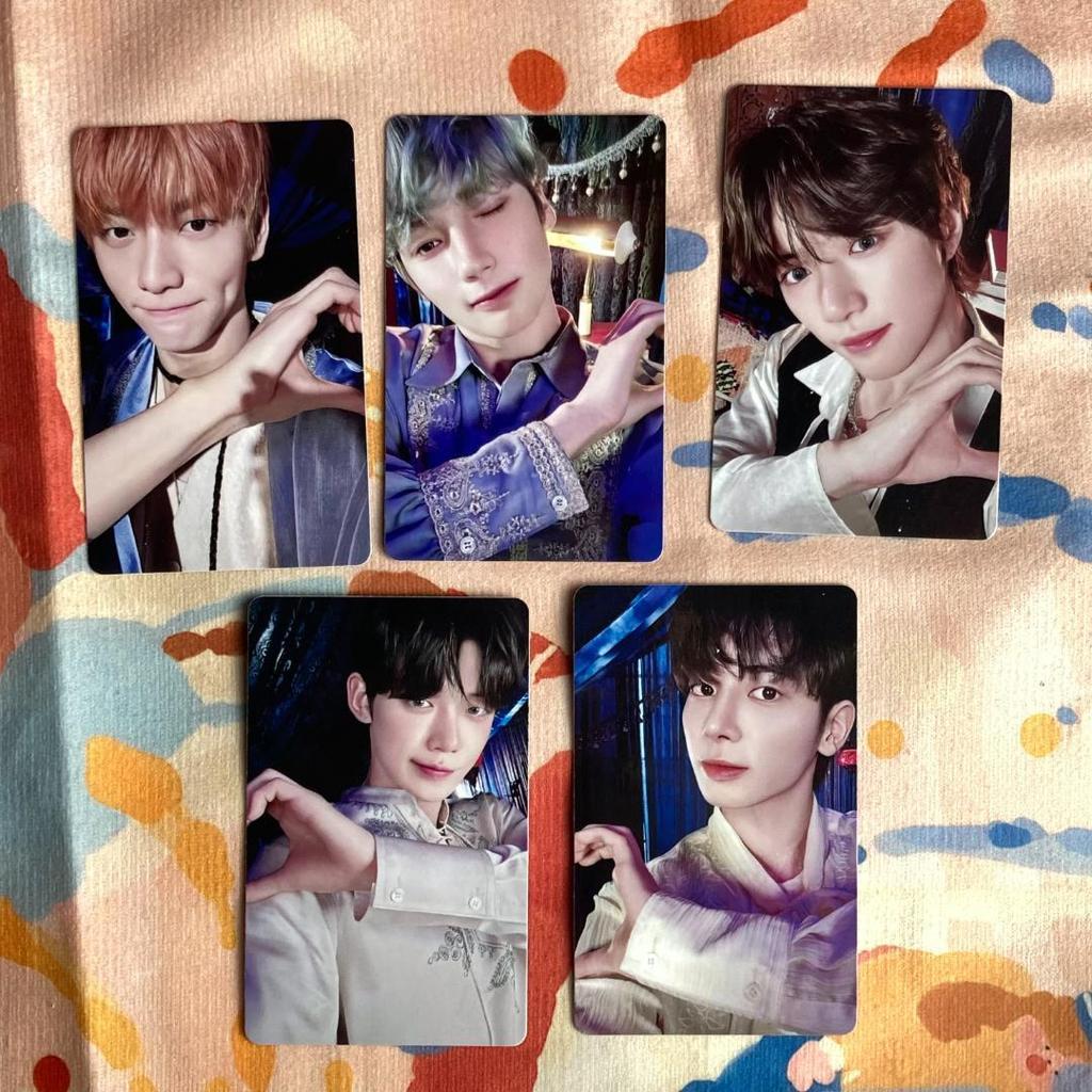 [USED] 2024 TXT membership MOA FC survey trading cards (5 cards)