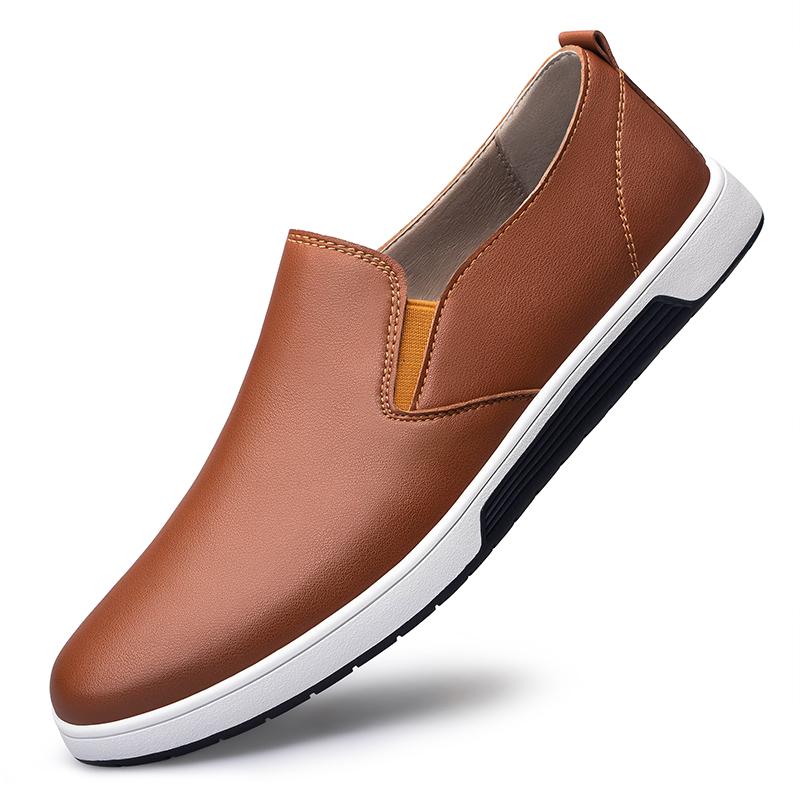 Fashion Simple Men Slip on Loafers Hot Sale Fashion Casual Shoes Man Original Lightweight Vulcanize Shoes for Men New Arrival Sneakers