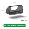 Pour Tesla Model Y Juniper 2025 Model 3 Highland 2024 Boîte de rangement cachée sous l'écran Organiseur de console centrale derrière l'écran