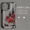 Retro Flower Castle for iPhone16PorMax New Phone Case 13 Apple 12/14 Retro 15