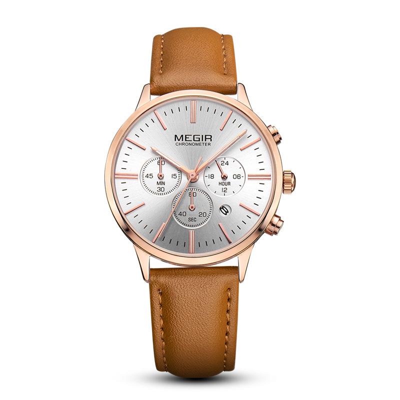 Multifunctional Watch Fashion Waterproof Chronograph Women'S Watch Quartz Watch 2011M