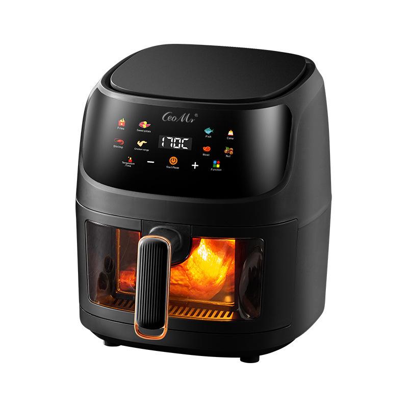 Stainless Steel Large Capacity Oil-Free Air Fryer: New Multifunctional Electric Model