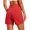 Leichte Wasserdichte Sportshorts für Damen mit Taschen Schnelltrocknendes Atmungsaktives Gewebe Bequeme Passform Outdoor-Sport Freizeitkleidung