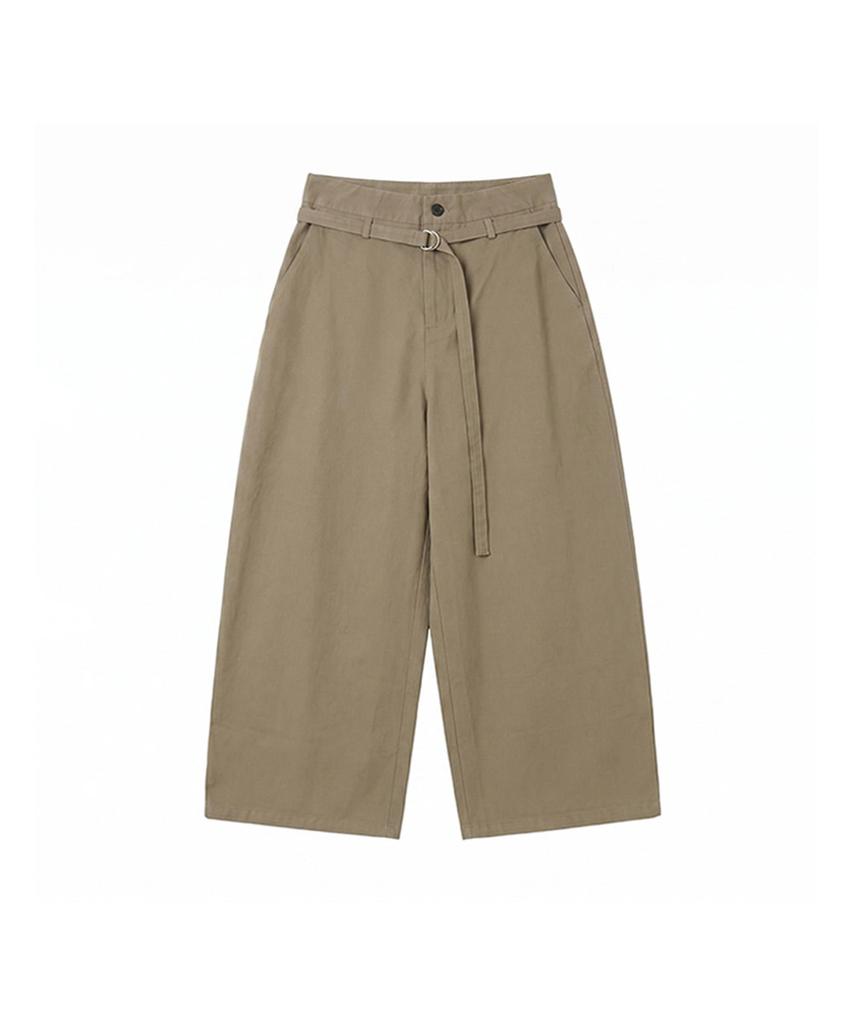 Eilubeu Belted Barrel Pants Aasept103C