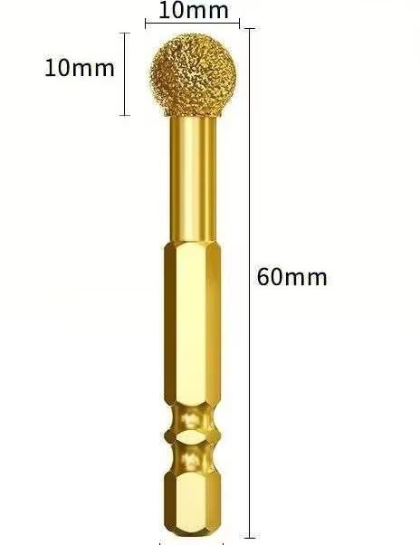 1Pcs Polish The Drill Bit Iron Stainless Steel Ceramic Tile Fits Drill Diamond Grinding Head Tile Rotary File Polishing Head
