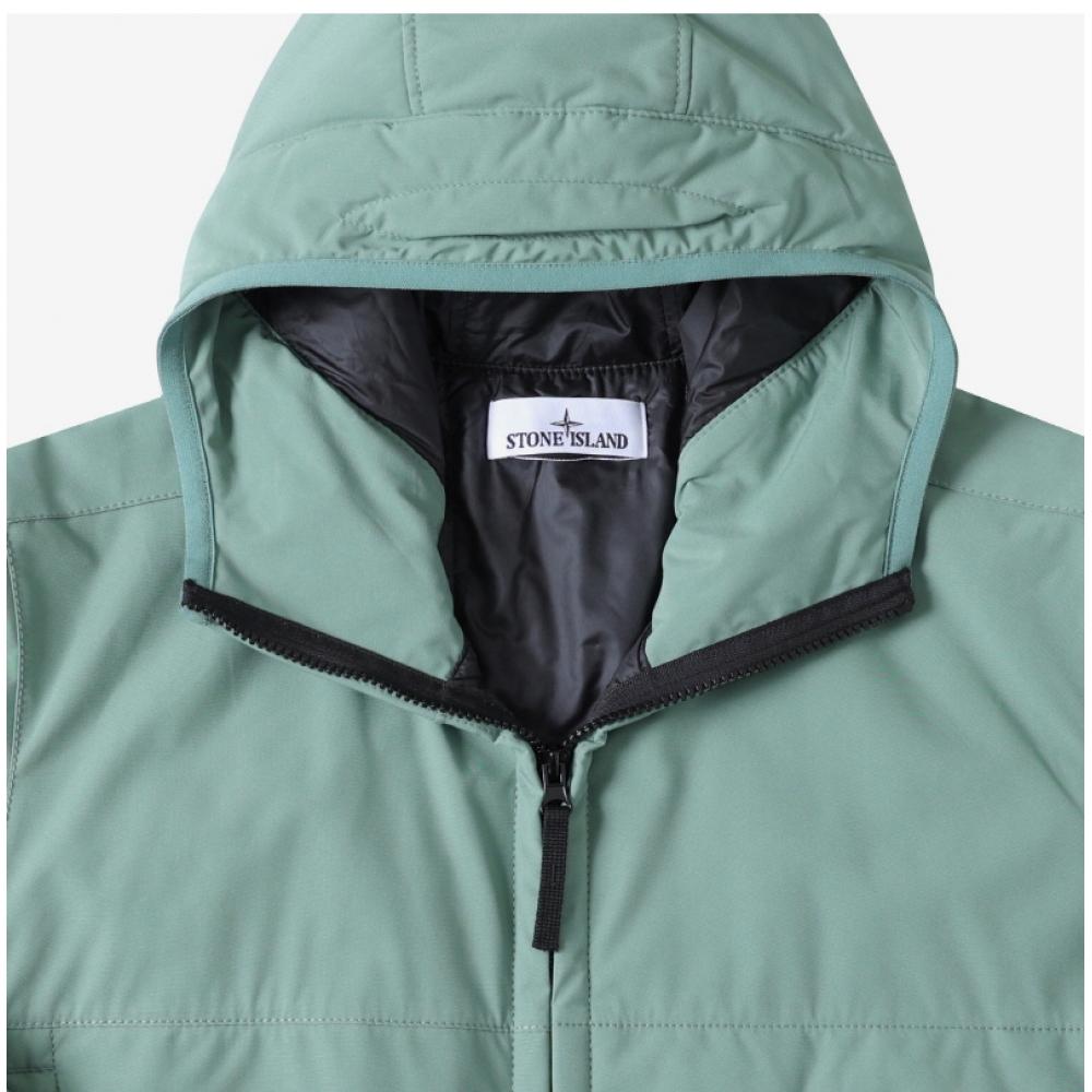 Stone Island 40527 V0055  771540527  Softshell Primaloft Naszywka z Logo Waffen Kurtka Męska