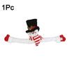 1/2Pcs Christmas Curtain Buckle Cartoon Santa Claus Snowman Dolls Hanging Ornaments For Xmas Curtain Tieback Curtain Hook Clips
