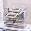 Transparent Acrylic Flip-top Desktop Organizer with Lid