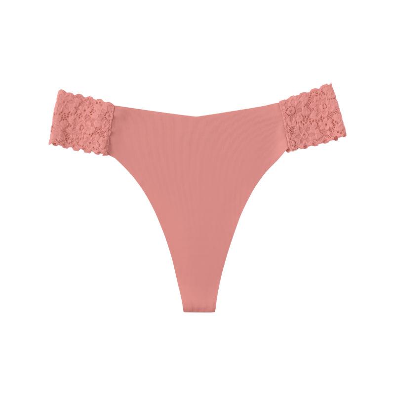 Women's Summer Slim New Sexy Lace Traceless Breathable One Piece Low Rise Panties
