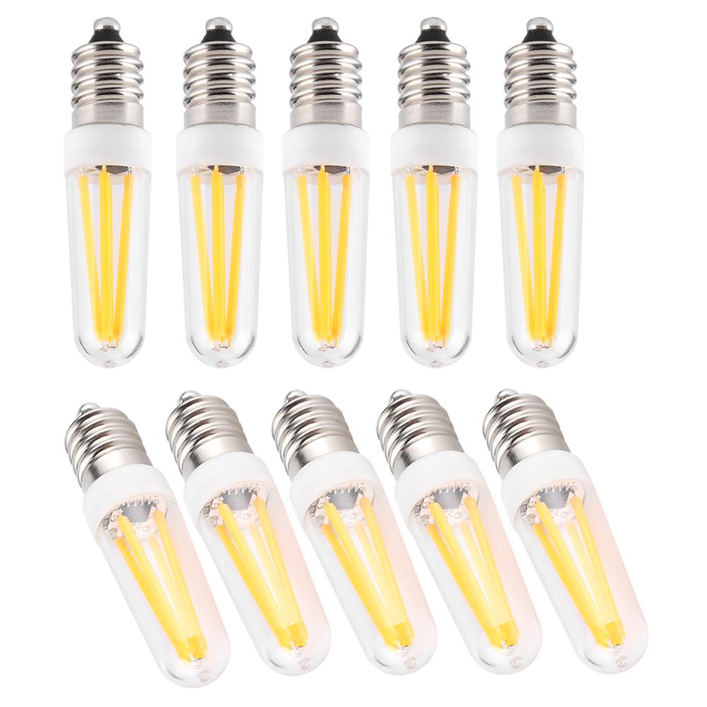 10Pcs Mini Dimmable E14 LED Light Bulb 3W AC 230V for Home Car Cabinet Hotel Lighting