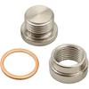 FZJDSD 12MM KIT STEEL BUNG & STEEL PLUG + WASHER Transmission sump drain plug Oil pan drain plug (weld in)