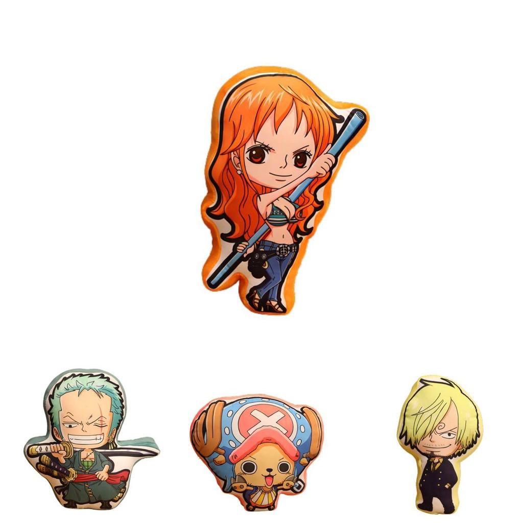 Soft One Piece Pirate Plush Toy Stuffed Pillow Luffy Sanji Nami Robin Brook Frankie Characters)