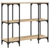 Console Table Sonoma Oak 102x35x90 cm Engineered Wood