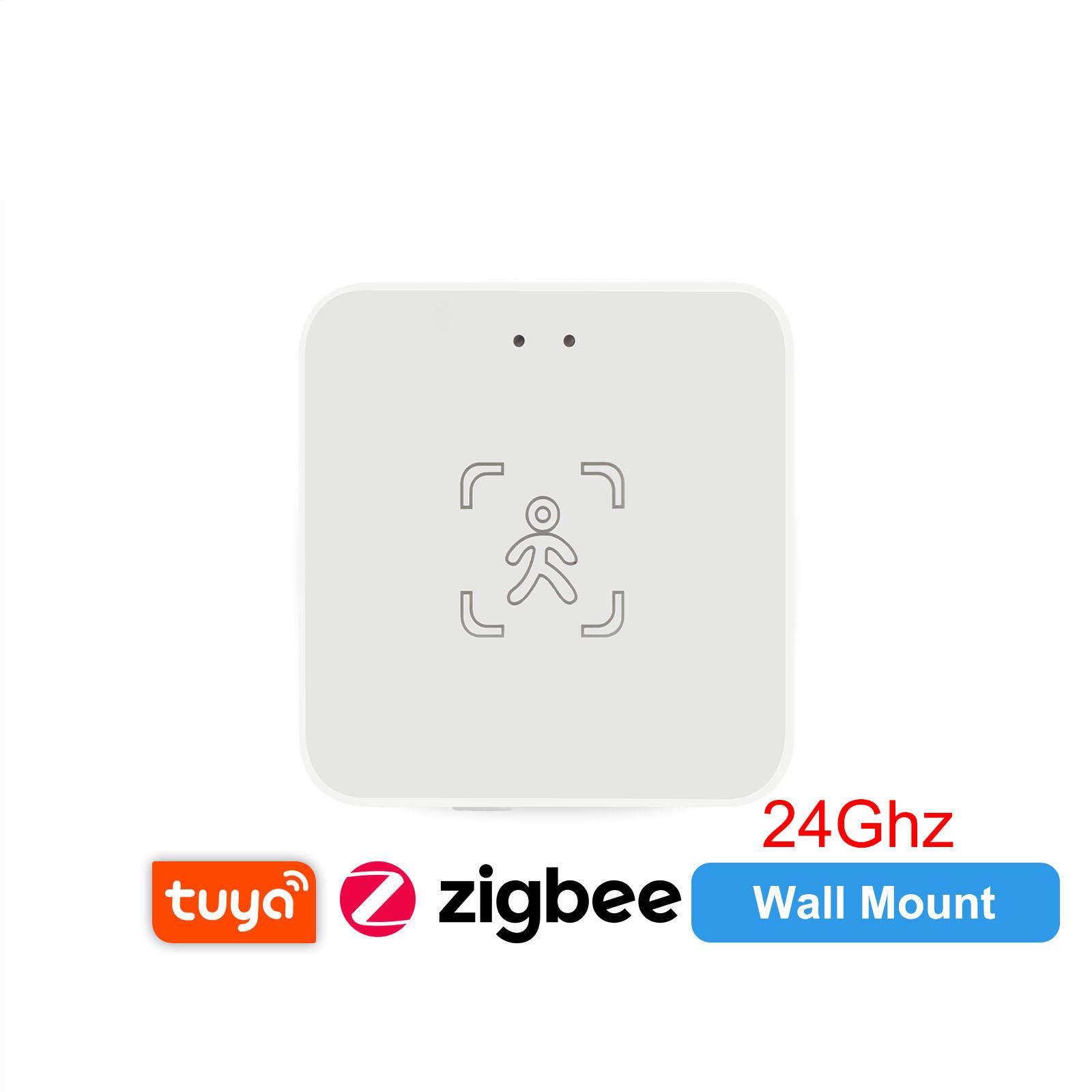 Tuya Zigbee/WiFi Smart Human Presence Sensor MmWave Radar Detection Luminance/Distance Detection For Z2M Support Home Assistant Zigbee 24G
