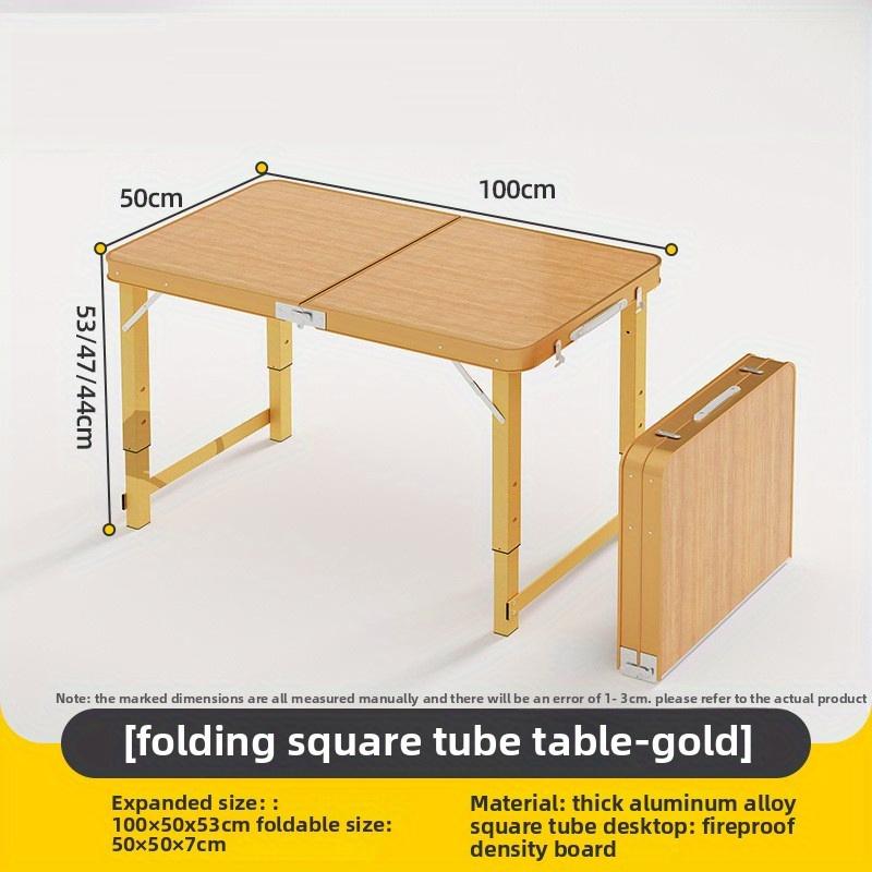 Складной уличный стол Портативный из алюминиевого сплава Туристический Пикник Складной стол для Киоска Пляжной вечеринки Барбекю