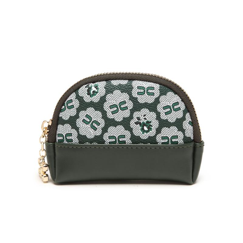 

Клатч на молнии, европейский и американский женский кошелек для монет, женский кошелек, короткая сумка с принтом