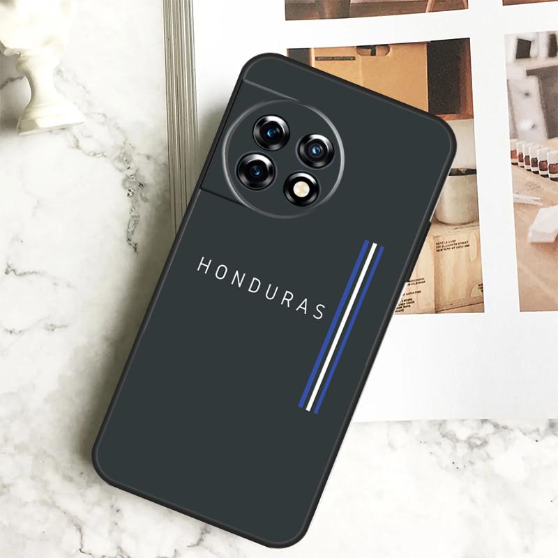 Honduras Flag Case For OnePlus 12 12R 11 9 10 Pro 10R 9R 8T 10T Nord 3 CE 2 Lite 2T N10 N20 N30 CE4 Cover