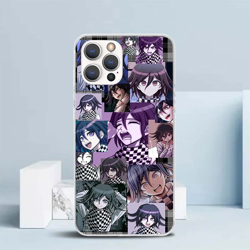 Danganronpa Kokichi Ouma Soft Cover for iPhone 16 17 Air 15 14 Pro Max 16E Phone Case 13 Mini 12 11 7 SE 8 Print Pattern Fit Cas