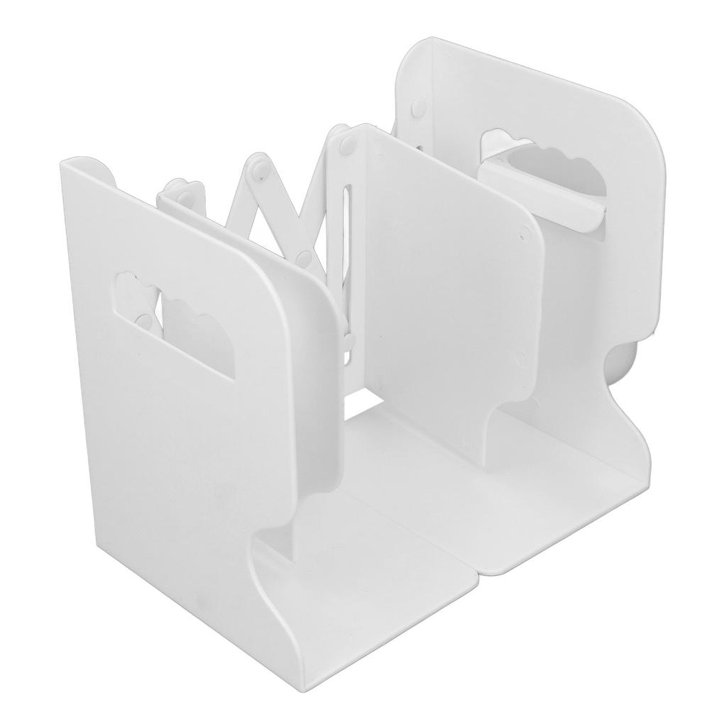 Extendable Bookend Non Skid PP Hvy Duty Decorative   Book Shelf Holder for Desk with Detachable Pen Holder