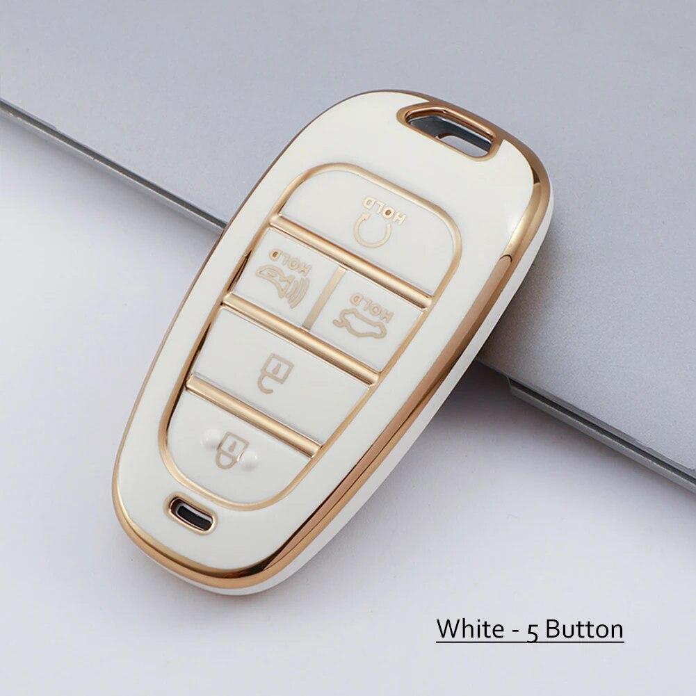 Husa pentru chei auto din Tpu pentru Hyundai 5 7 butoane Sonata Sel Ev 6 Ev 8 IONIQ 5 NEXO Tucson Sonata Grandeur Sonata Limited