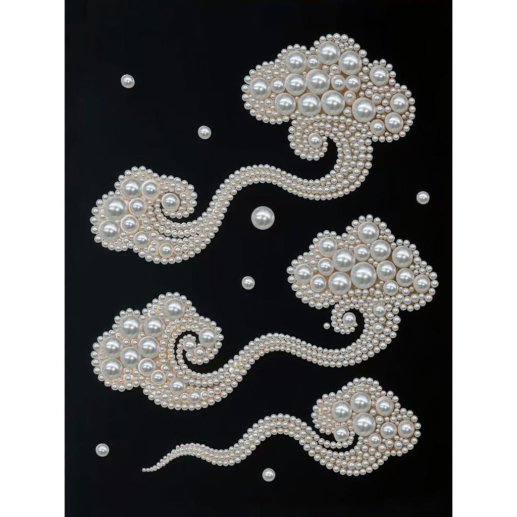 DIY Pearl Gem Paintings Picture Arts Craft for Adults/Beginners Gift Home Decor 30x40cm With Frame