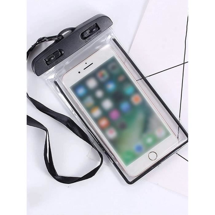 Wasserdichte Hüllen - E.F.Connection - 2 Taschen - Flexibel - Kompatibel bis zu 6,8" - Unisex