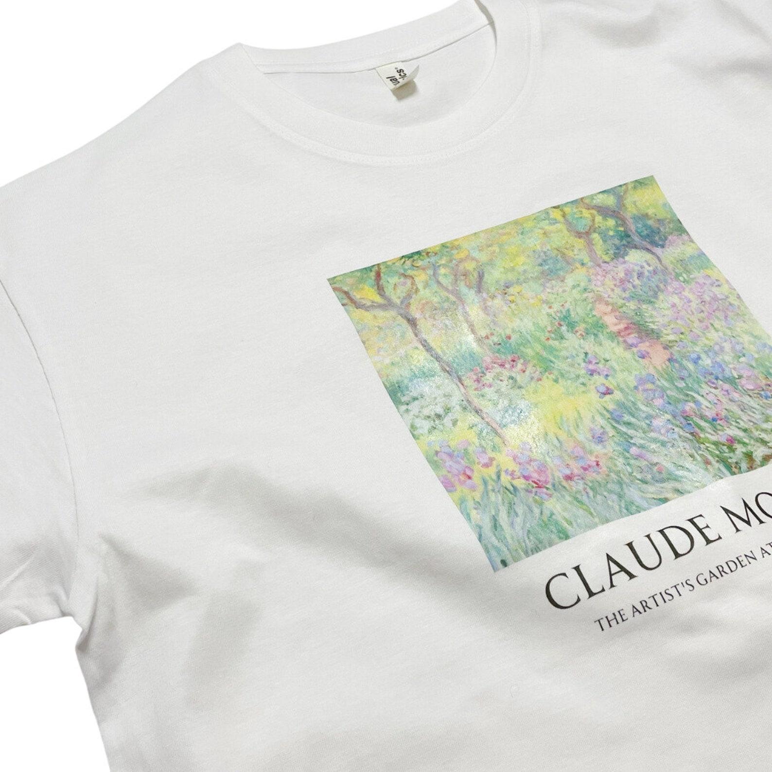 Claude Monet The Artist s Garden In Giverny T-Shirt With Title M