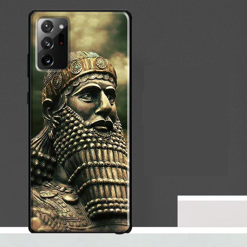 Assyrian Lamassu Winged Bull Case For Samsung Galaxy S25 S24 S23 Ultra S9 S10 S20 S21 S22 Plus S23 FE S25 FE Phone Cover