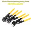 Grooves Joint Pliers Adjustment Pliers Tongue and Grooves Pliers Wrench for Water Pump Repair Plumbing Gripping Nut