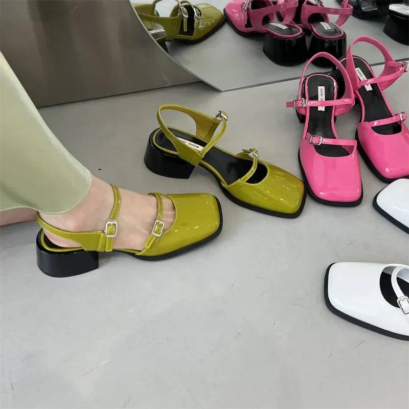 Fashion Non-slip Round Toe Sandals Ladies Casual Summer Hollow Beach Elegant Shoes Korean Fashion Party Shoes  Design