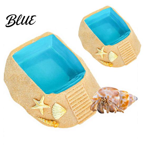 Simulation Beach Swimming Ramp & Crab Ornament Habitat Pool Hermit with Climbing Starfish Shell Fish Tank Landscaping Conch Decor
