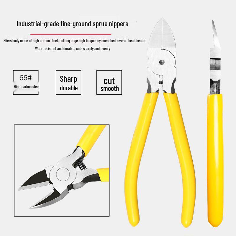 Industrial Pliers Set: 6" Cutting, 5" Diagonal, 8" Electrician's Pliers & Model Scissors