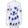 Stylish Fashion Women Floral Crepe Off Clubwear Jumpsuit For Elegant Outings