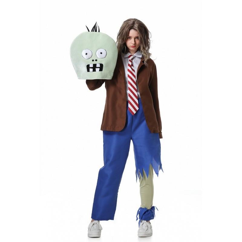Unique Plants Vs Zombies Character Costume For Halloween Featuring Cozy Cotton Fabric For Kids And Adults