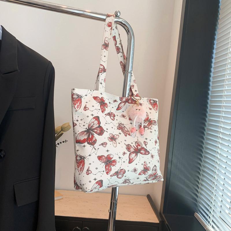 Large Capacity Tote Bag Women's New Summer Beautiful and Fashionable Simple Texture Contrasting Color Commuter Shoulder Bag