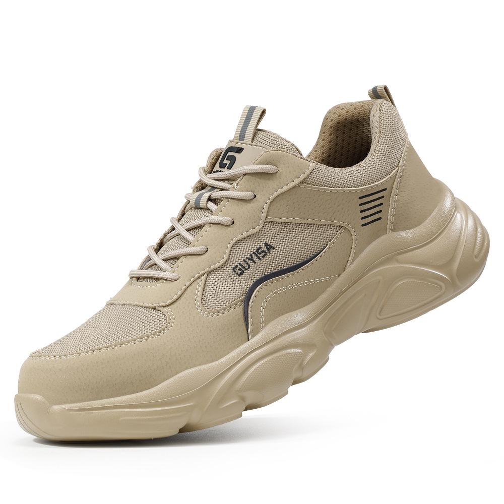 Fashion Men's Safety Shoes Women's Lightweight Plastic-coated Toe Anti-crush and Anti-puncture Insulated 10KV Electrician Work Shoes