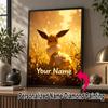 Personalized Eevee Diamond Art Custom Name 5D Diamond Painting Full Drill DIY Craft