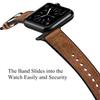 Compatible Silicone Leather Straps for Apple Watch Series 3-8