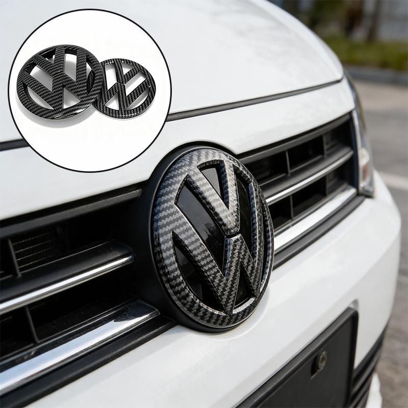 rsq1 For Volkswagen Golf 7.5 MK7.5 Car Styling Front Head Hood Bonnet Emblem Rear Tail Bumper Trunk Badge 5KO853601C VW Accessories