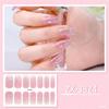 Bronzing Nail Polish Stickers Decals Full Wrap Gels Nail Strips Nail Sticker