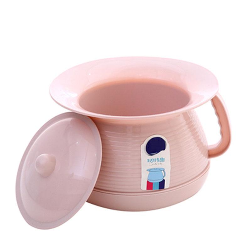 Plastic Urinal Thickened Children's Domestic Bedpan Urinal Pot Toilet Seat Urinal Men and Women with Cover Small Adult Urinal Ur