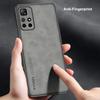 For Redmi 10 4G Case Luxury PU Leather Phone Case For Xiaomi Redmi 10A 10C Redmi10 A C Back Cover Matte Silicone Full Protection