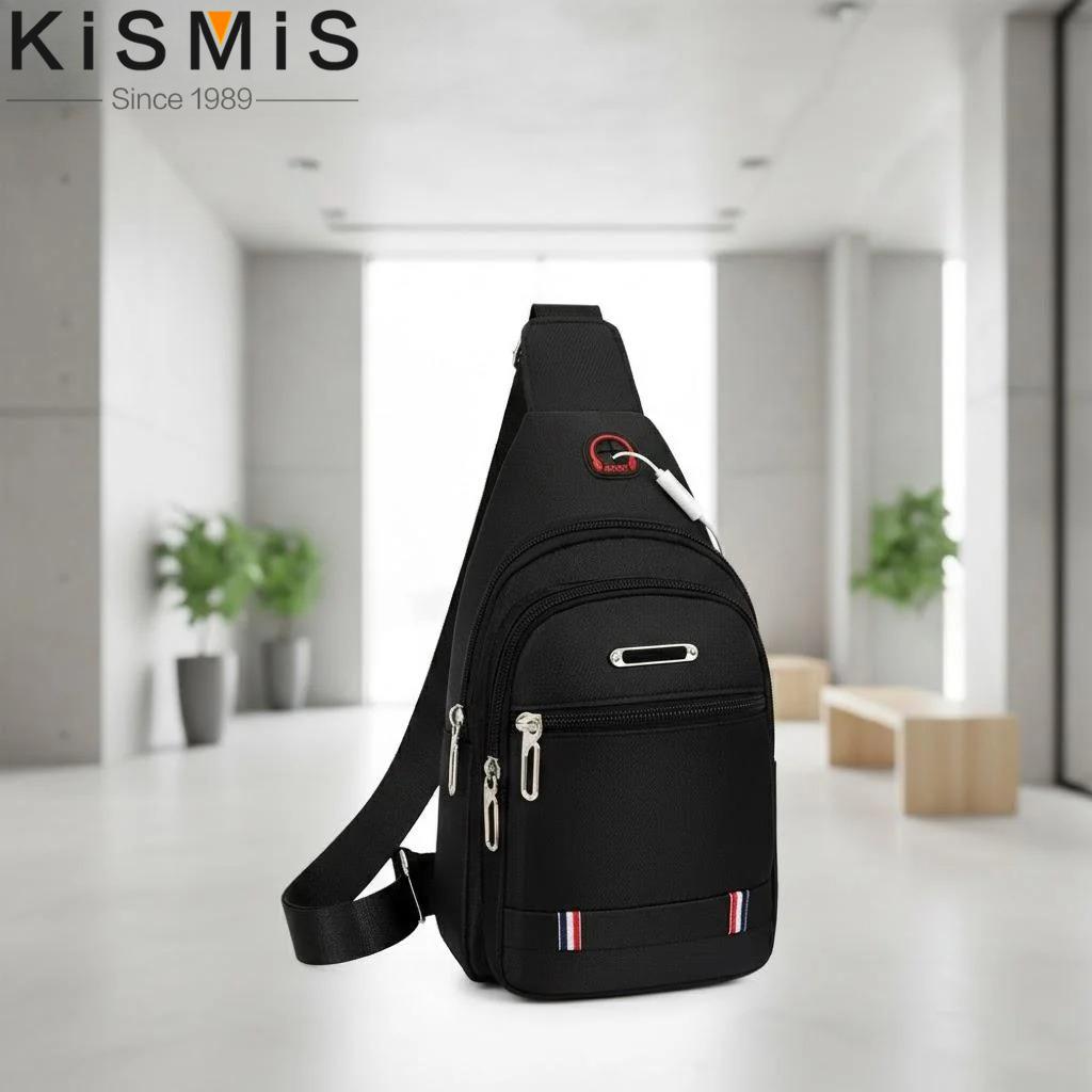 New Unisex Canvas Leisure Sports Small Backpack Oxford Cloth One-shoulder Messenger Bag Chest Bag for Men Women