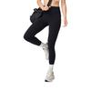 Li-Ning Simple Versatile Solid Color Straight Leg Fitness Mid Waist Sports Pants Women bottoms Black AULV048-3