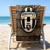 Strandtuch mit Aufdruck des Fußballmannschaftswappens, superweiche Mikrofaser, perfektes Geschenk zum Geburtstag, für Pool, Strand, Reisen, für Familie und Freunde