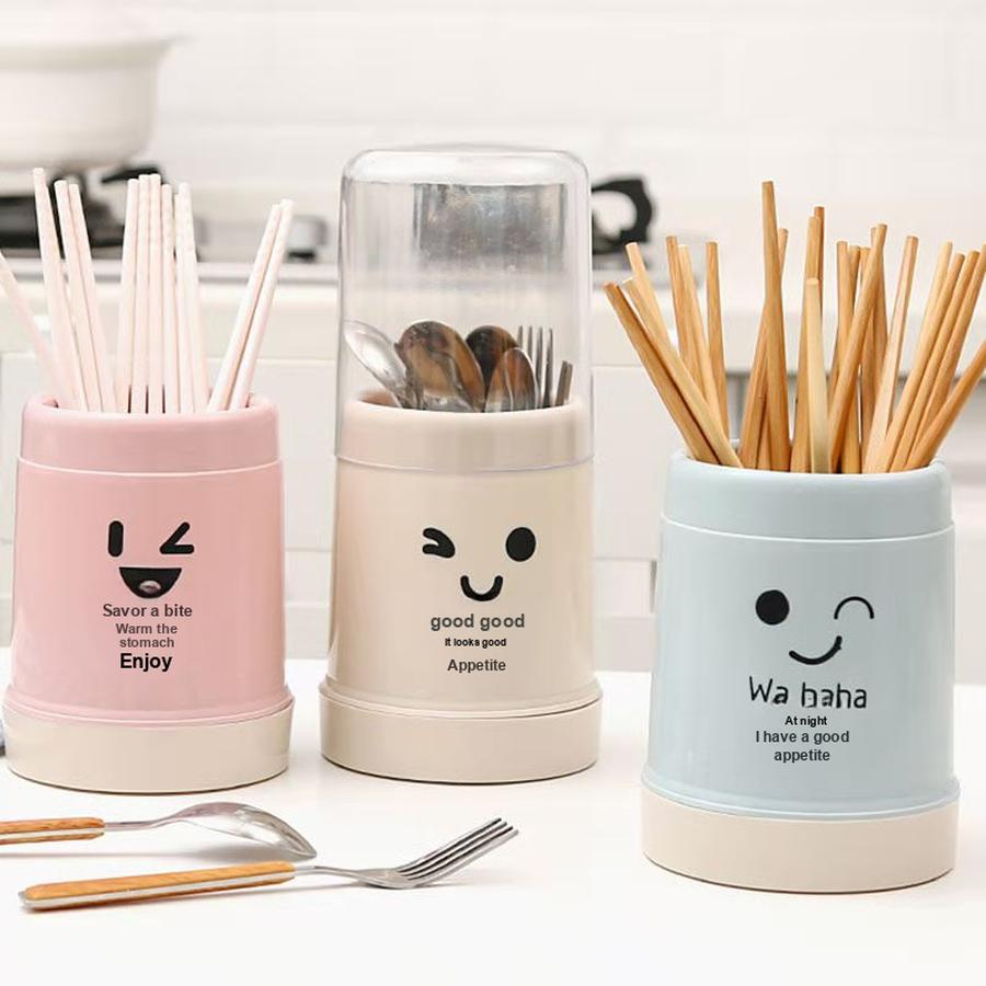 Lidded Dustproof Chopstick Rack, Kitchen Chopstick Holder, Utensil Storage Box, Chopstick Basket, Home Chopstick Box, Shelf