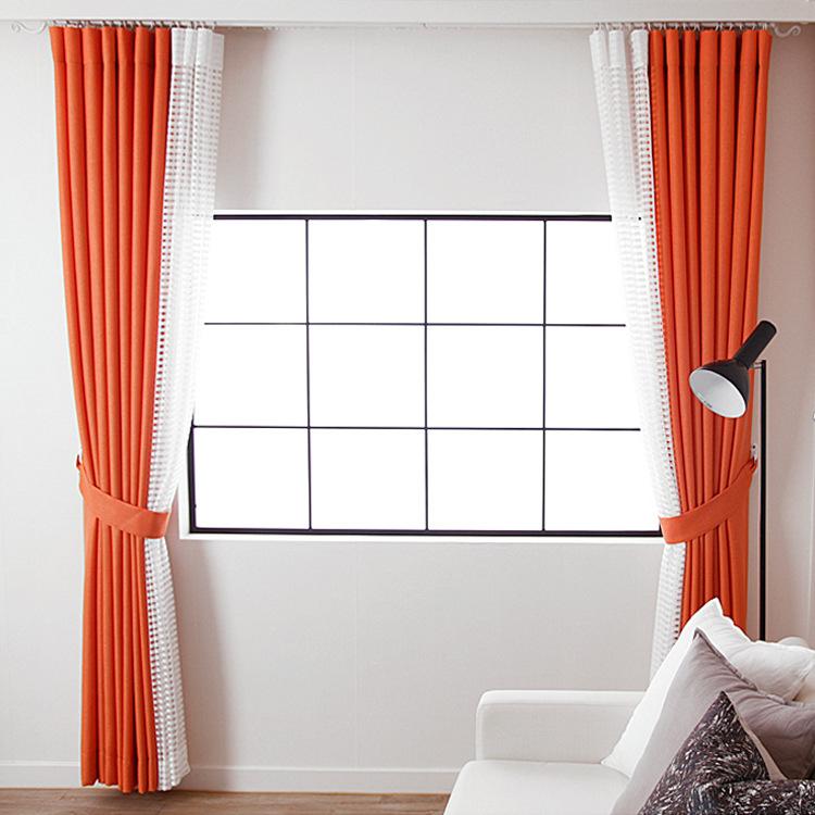 Simple Solid Color High-Precision Physical Shading Engineering Home Improvement Curtain Customization Can Be Cut Zero