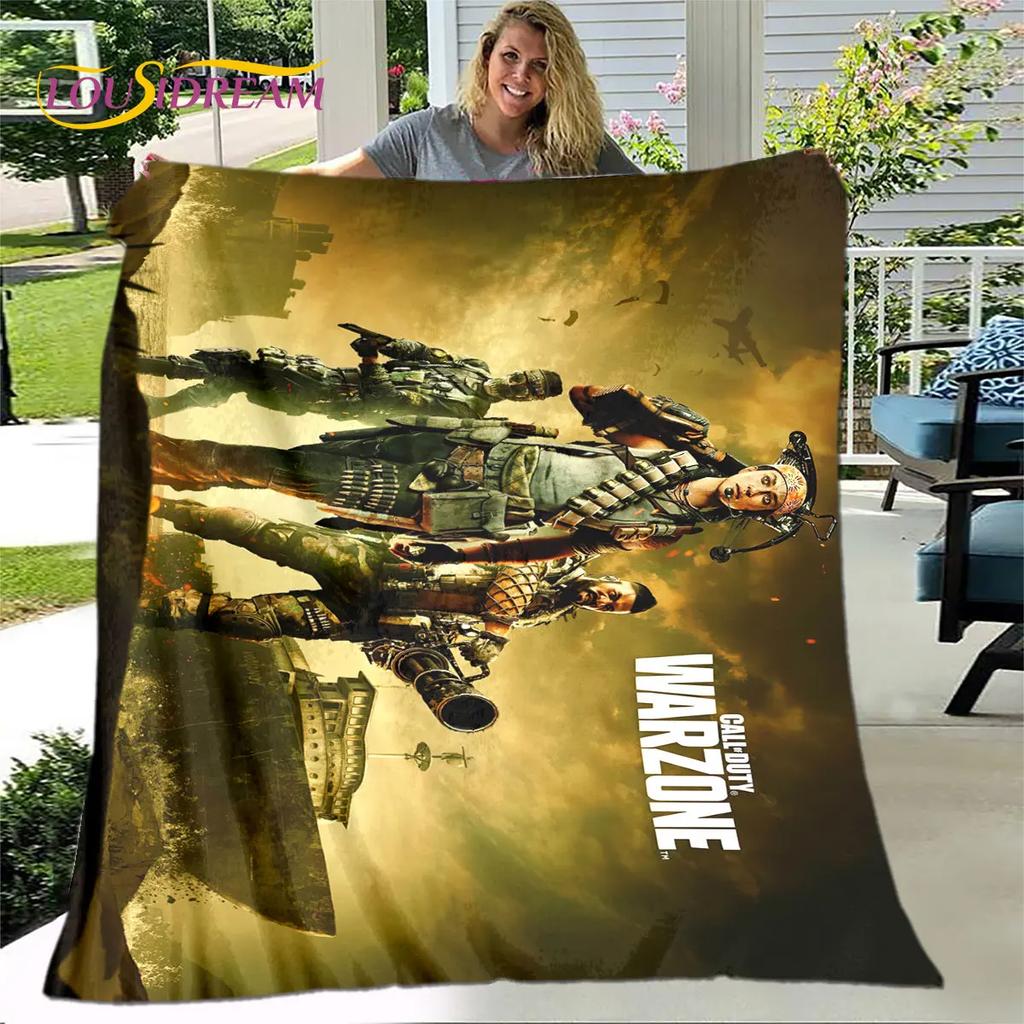 Game COD, Call of Duty Gamer Soft Plush Blanket,Flannel Blanket Throw Blanket for Living Room Bedroom Bed Sofa Picnic Cover Kids
