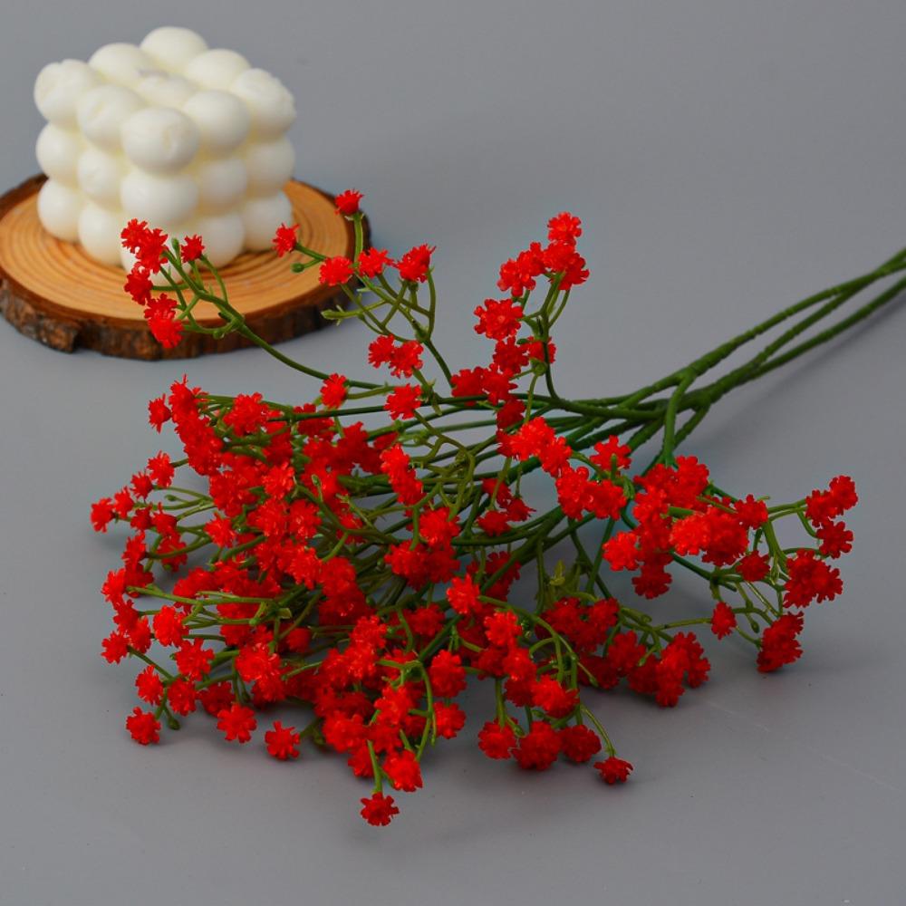 90Heads Artificial Flowers Bouquet 7 Colors 52cm Plastic Wedding Party Decorations Festival Supplies DIY Party Decoration