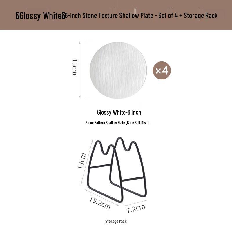 Minimalist Round Ceramic Bone & Snack Dish